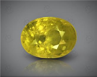 Natural Heated & Treated Yellow Sapphire Certified 3.29 CTS (DIN 86112 )